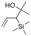 4-Penten-2-ol,  2-methyl-3-(trimethylsilyl)- Struktur