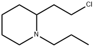 PIPERIDINE,2-(2-CHLOROETHYL)-1-PROPYL- Struktur