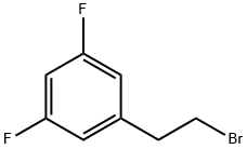 1-(2-bromoethyl)-3,5-difluorobenzene Struktur