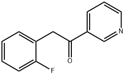 2-(2-fluoro-phenyl)-1-pyridin-3-yl-ethanone Struktur