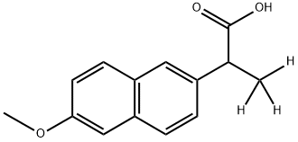 2-Naphthaleneacetic acid, 6-Methoxy-d3-a-Methyl-