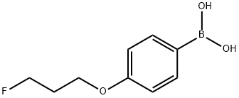 4-(3-Fluoro-propoxy)-benzenebornic acid
 Struktur