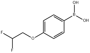 4-(2,2-Difluoroethoxy)phenylboronic acid
 Struktur