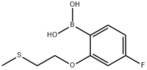 4-Fluoro-2-(methylthiomethoxy)phenylboronic acid
 Struktur