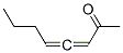 3,4-Octadien-2-one (9CI) Struktur