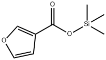 3-Furancarboxylic  acid,  trimethylsilyl  ester Struktur