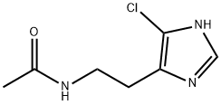 Acetamide,  N-[2-(5-chloro-1H-imidazol-4-yl)ethyl]- Struktur