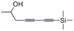 4,6-Heptadiyn-2-ol,  7-(trimethylsilyl)- Struktur