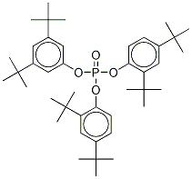 Tris(2,4-di-tert-butylphenyl)phosphate Struktur