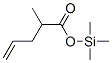 4-Pentenoic  acid,  2-methyl-,  trimethylsilyl  ester Struktur