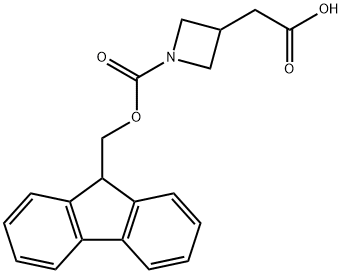 N-FMOC-3-AZETIDINE ACETIC ACID Struktur