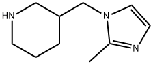 3-(2-METHYL-IMIDAZOL-1-YLMETHYL)-PIPERIDINE Struktur