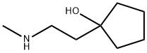 1-[2-(METHYLAMINO)ETHYL]CYCLOPENTANOL Struktur