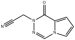 (1-OXOPYRROLO[1,2-D][1,2,4]TRIAZIN-2(1H)-YL)ACETONITRILE Struktur