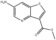 METHYL 6-AMINOTHIENO[3,2-B]PYRIDINE-3-CARBOXYLATE Struktur