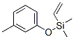 Benzene,  1-[(ethenyldimethylsilyl)oxy]-3-methyl- Struktur