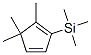 1,3-Cyclopentadiene, 1,5,5-trimethyl-2-(trimethylsilyl)- Struktur