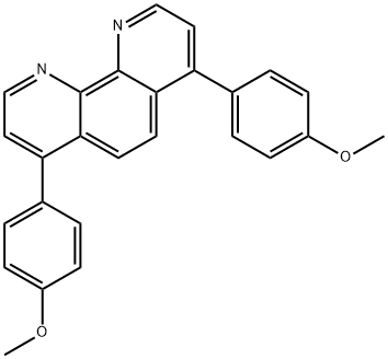 4,7-Bis(4-Methoxyphenyl)-1,10-phenanthroline Struktur