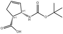 CIS-2-TERT-BUTOXYCARBONYLAMINOCYCLOPENT-3-ENE-1-CARBOXYLIC ACID