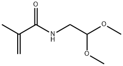 N-(2,2-dimethoxyethyl)methacrylamide Struktur