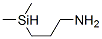1-Propanamine,  3-(dimethylsilyl)- Struktur