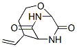 2-Oxa-6,8-diazabicyclo[3.2.2]nonane-7,9-dione,4-ethenyl-(9CI) Struktur