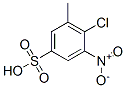 6-chloro-5-nitrotoluene-3-sulphonic acid Struktur