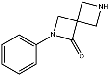 2,6-Diazaspiro[3.3]heptan-1-one, 2-phenyl- Struktur