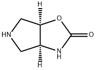 (3aS,6aR)-hexahydro-2H-Pyrrolo[3,4-d]oxazol-2-one Struktur