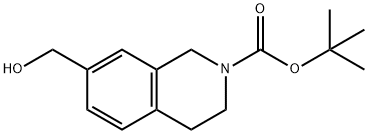 tert-butyl 7-(hydroxymethyl)-3,4-dihydroisoquinoline-2(1H)-carboxylate Structure