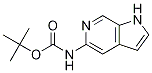 CarbaMic acid, N-1H-pyrrolo[2,3-c]pyridin-5-yl-, 1,1-diMethylethyl ester Struktur