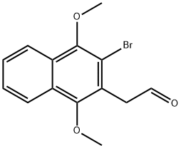 (3-BROMO-1,4-DIMETHOXY-NAPHTHALEN-2-YL)-ACETALDEHYDE