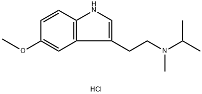 N-Isopropyl-N-methyl-5-methoxytryptamine hydrochloride Struktur