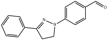 4-(3-PHENYL-4,5-DIHYDRO-PYRAZOL-1-YL)-BENZALDEHYDE Struktur