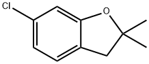 6-Chloro-2,2-dimethyl-2,3-dihydrobenzofuran Struktur