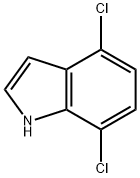 4,7-DICHLOROINDOLE Struktur