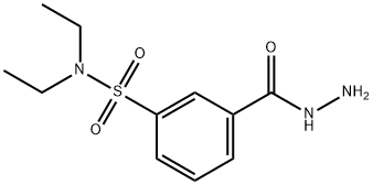 N,N-DIETHYL-3-HYDRAZINOCARBONYL-BENZENESULFONAMIDE Struktur