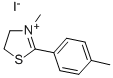 4,5-Dihydro-3-methyl-2-(4-methylphenyl)thiazolium iodide Struktur