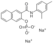 NAPHTHOL AS-MX PHOSPHATE DISODIUM SALT Struktur