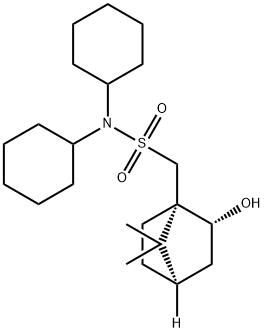 (+)-N,N-DICYCLOHEXYL-(1R)-ISOBORNEOL-10-SULFONAMIDE Struktur