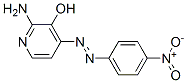 2-Amino-4-[(4-nitrophenyl)azo]pyridin-3-ol Struktur