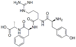 tyrosyl-arginyl-phenylalanyl-alanine Struktur