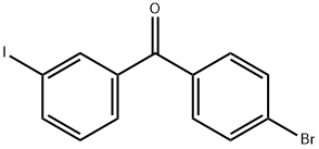 4'-BROMO-3-IODOBENZOPHENONE Struktur