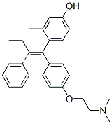 2-methyl-4-hydroxytamoxifen Struktur