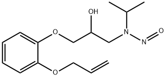 N-nitrosooxprenolol Struktur