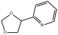 Pyridine,  2-(1,3-dioxolan-4-yl)- Struktur