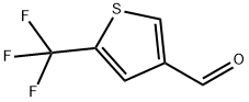 5-TrifluoroMethyl-thiophene-3-carbaldehyde Struktur