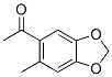 1-(6-METHYL-BENZO(1,3)DIOXOL-5-YL)-ETHANONE Struktur