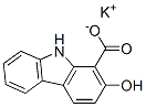 potassium 2-hydroxycarbazole-1-carboxylate Struktur