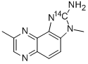 2-Amino-3,8-dimethylimidazo[4,5-f]quinoxaline-2-14C Struktur